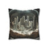 Ghost City Trapped in Glass Orb Double-Sided Square Cushion Cover