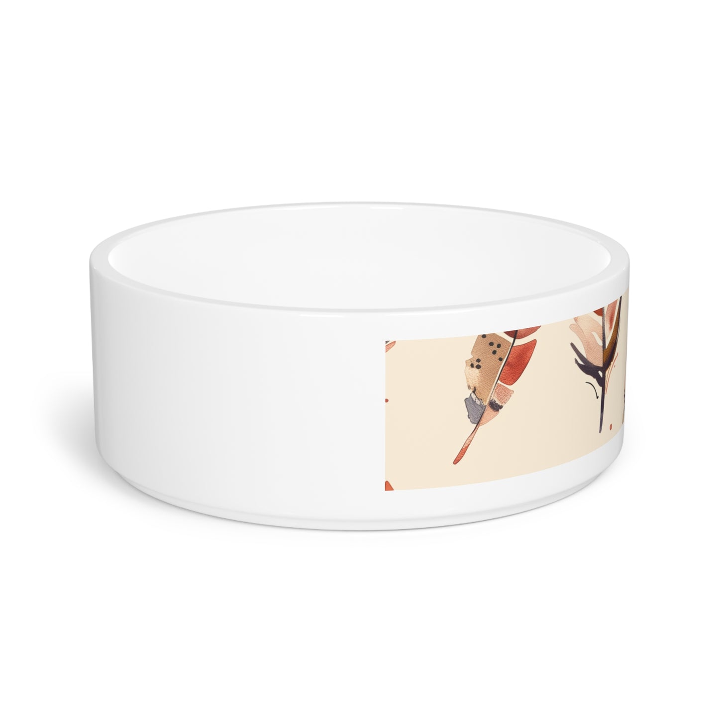 Boho Feathered Pet Paradise Bowl