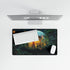 City Inside a Glowing Mushroom Cap Gaming XXL Extended Desk Mat