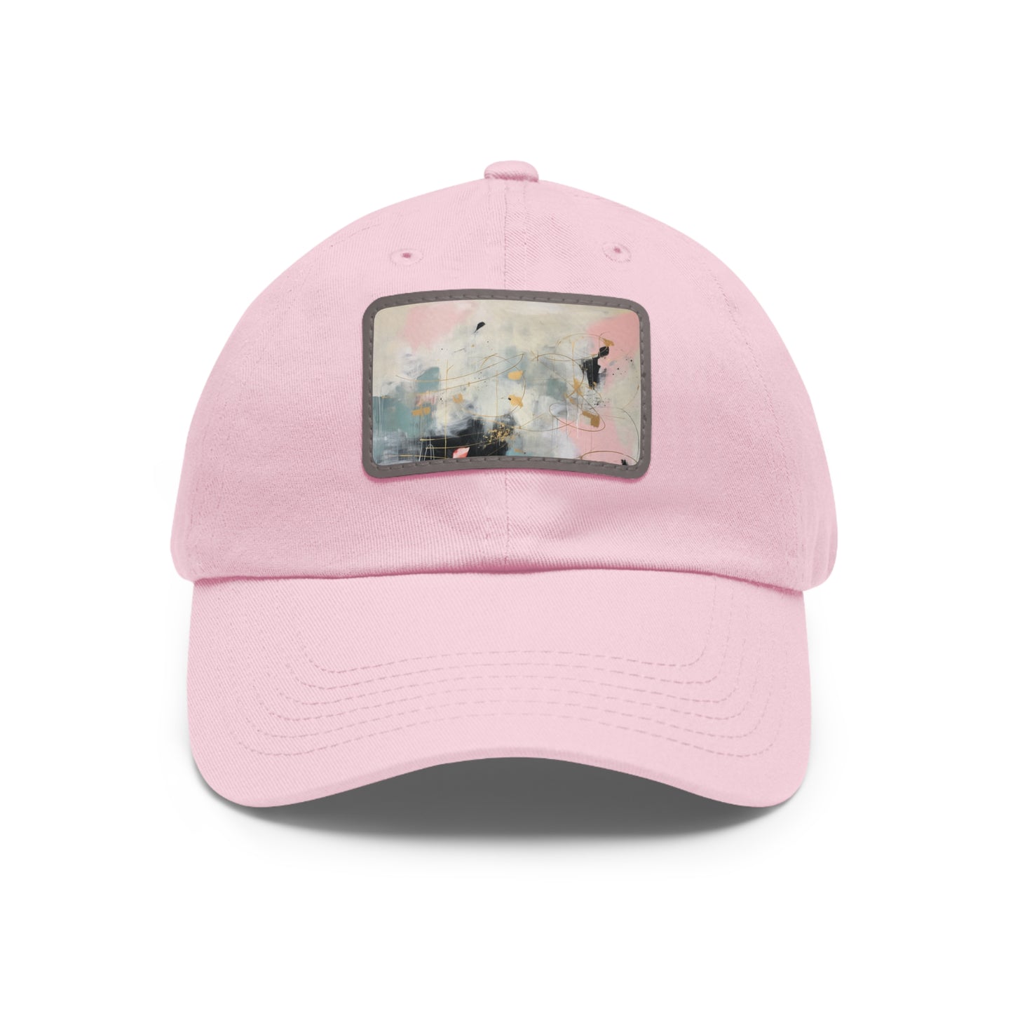 Golden Mint Abstract Baseball Cap