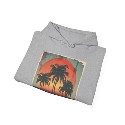 Vintage Surf Hoodie : Palm Paradise