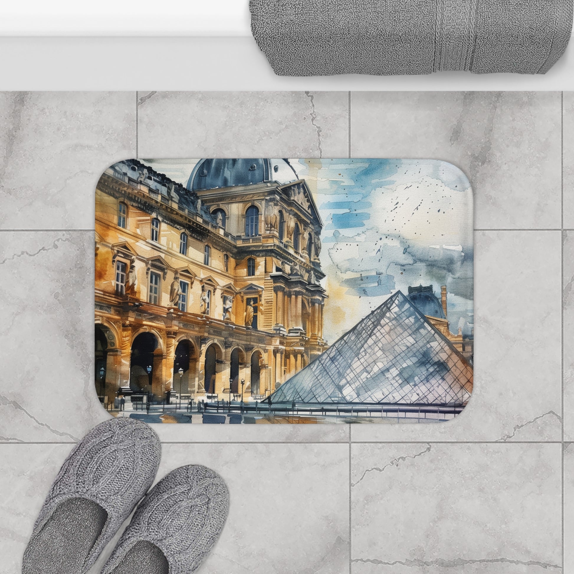 Parisian Splendor Bath Mat | Bath Mats | Bath, Bathroom, Home & Living, Indoor, Sublimation | Prints with Passion