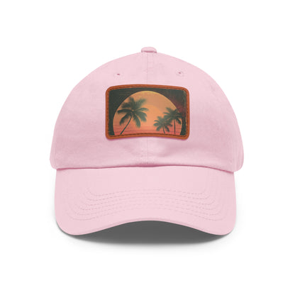 Vintage Sunset Paradise Baseball Cap