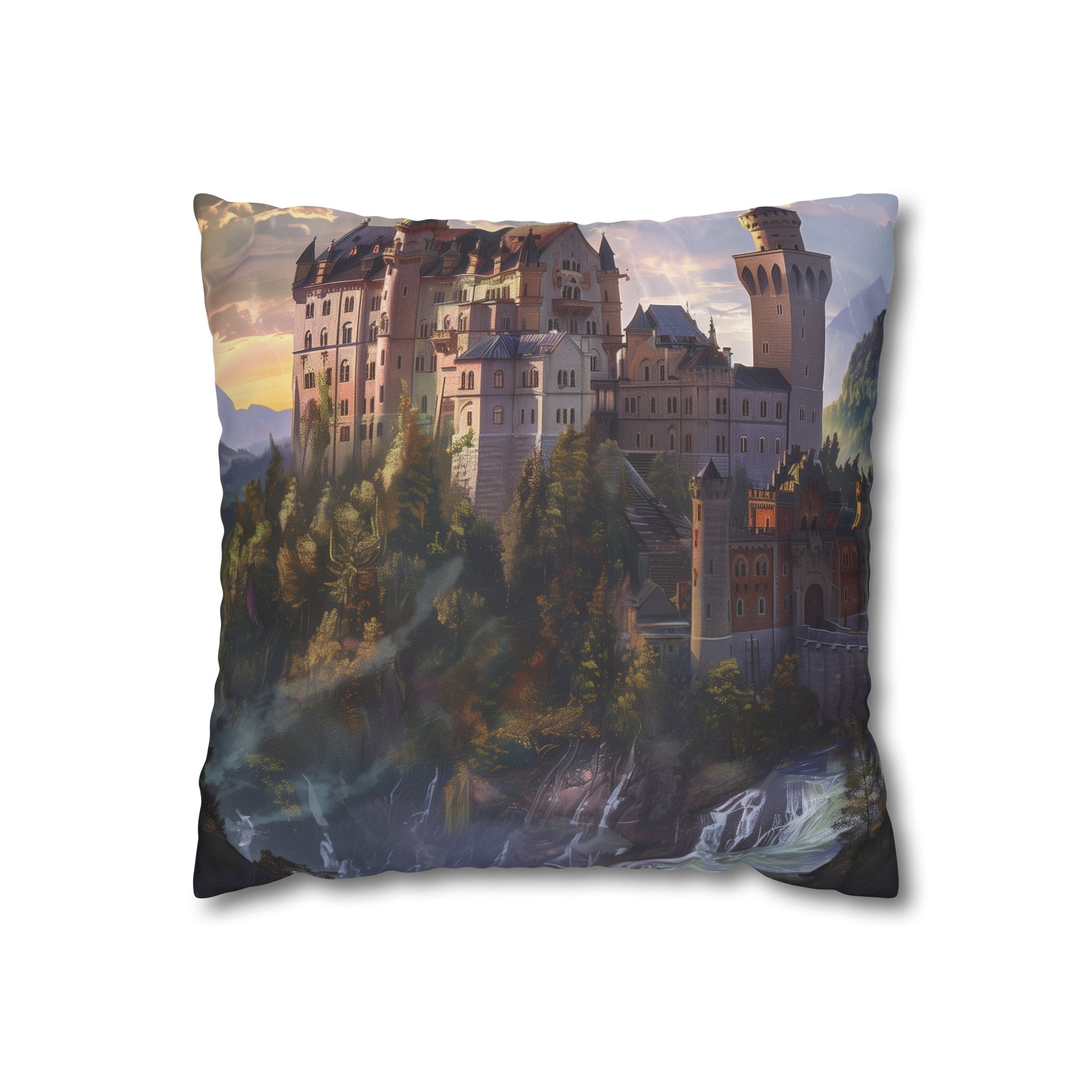 Enchanted Castle Pillowcase | Pillow Cases | All Over Print, AOP, Bed, Bedding, Home & Living, Indoor, Pillow Case, Pillow Covers, Pillows & Covers, Sublimation | Prints with Passion