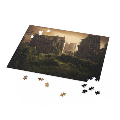 Twisted Cityscape Jigsaw Puzzle