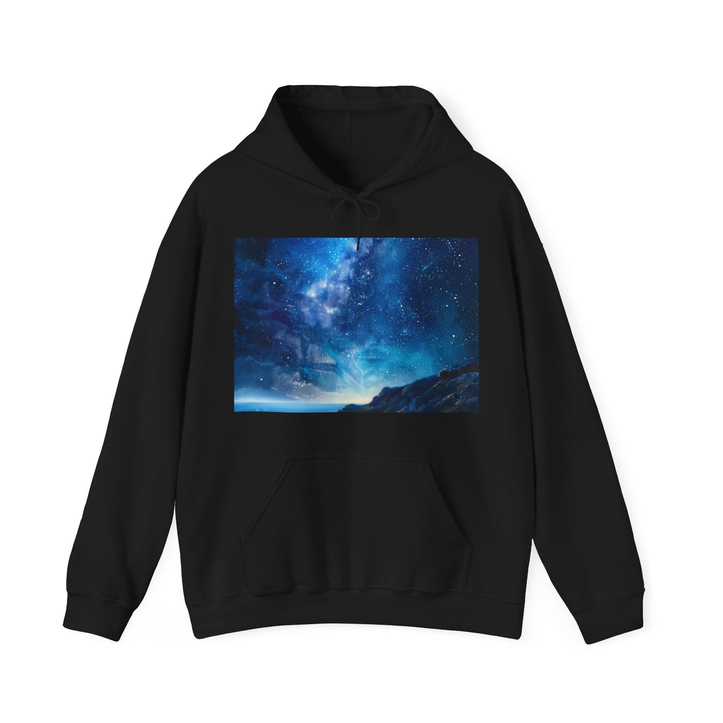 Celestial Wonder Milky Way Poster Hoodie | Hoodies | DTG, Hoodies, Men's Clothing, Regular fit, Unisex, Women's Clothing | Prints with Passion