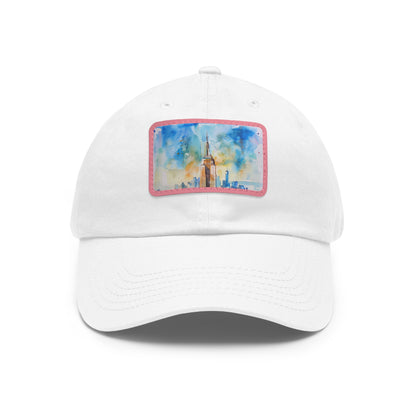 Empire State Skyline Watercolor Cap