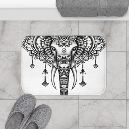 Mandala Elephant Majesty Bath Mat | Bath Mats | Bath, Bathroom, Home & Living, Indoor, Sublimation | Prints with Passion