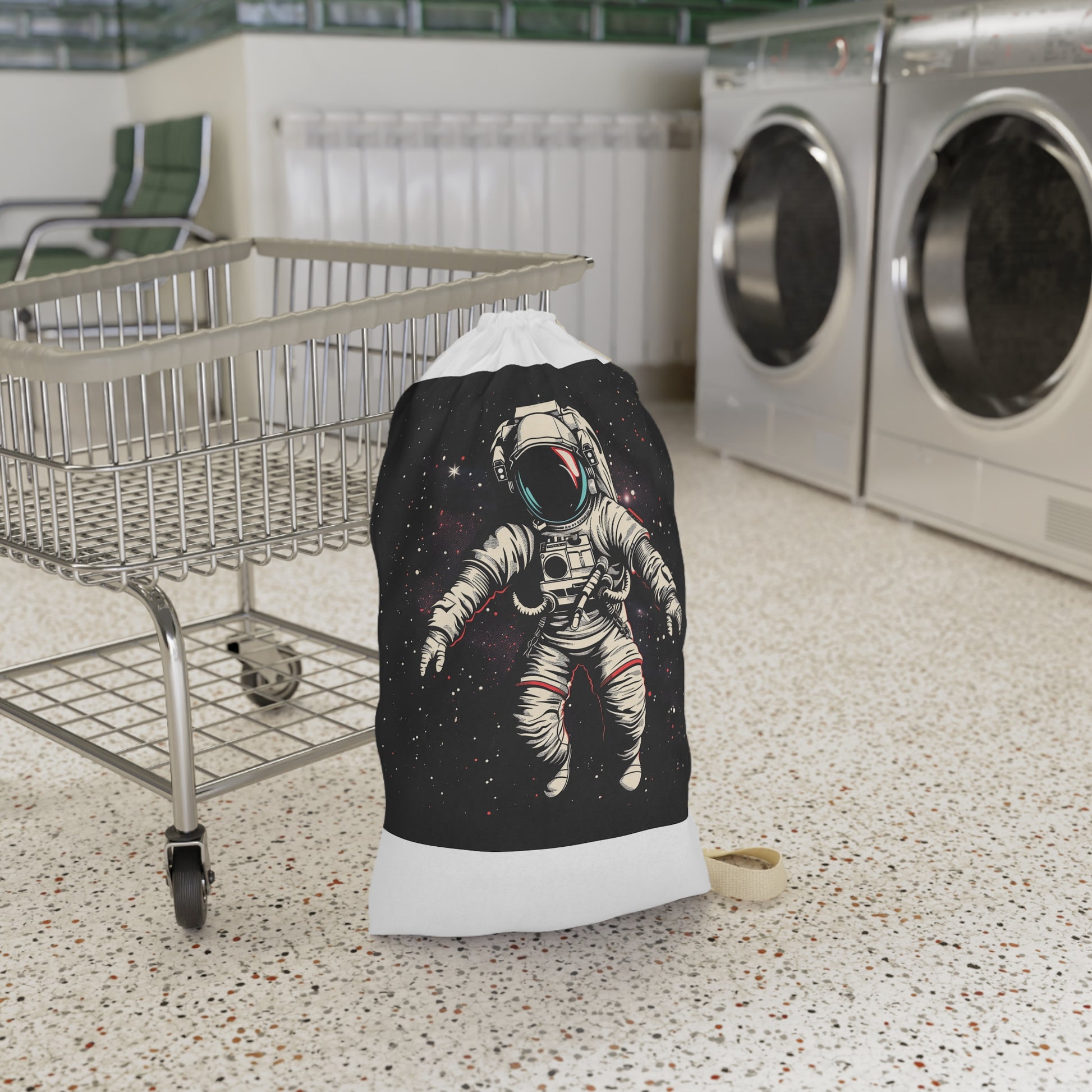 Astro Laundry Bag - Durable Space Astronaut Design for Fun Laundry Solution