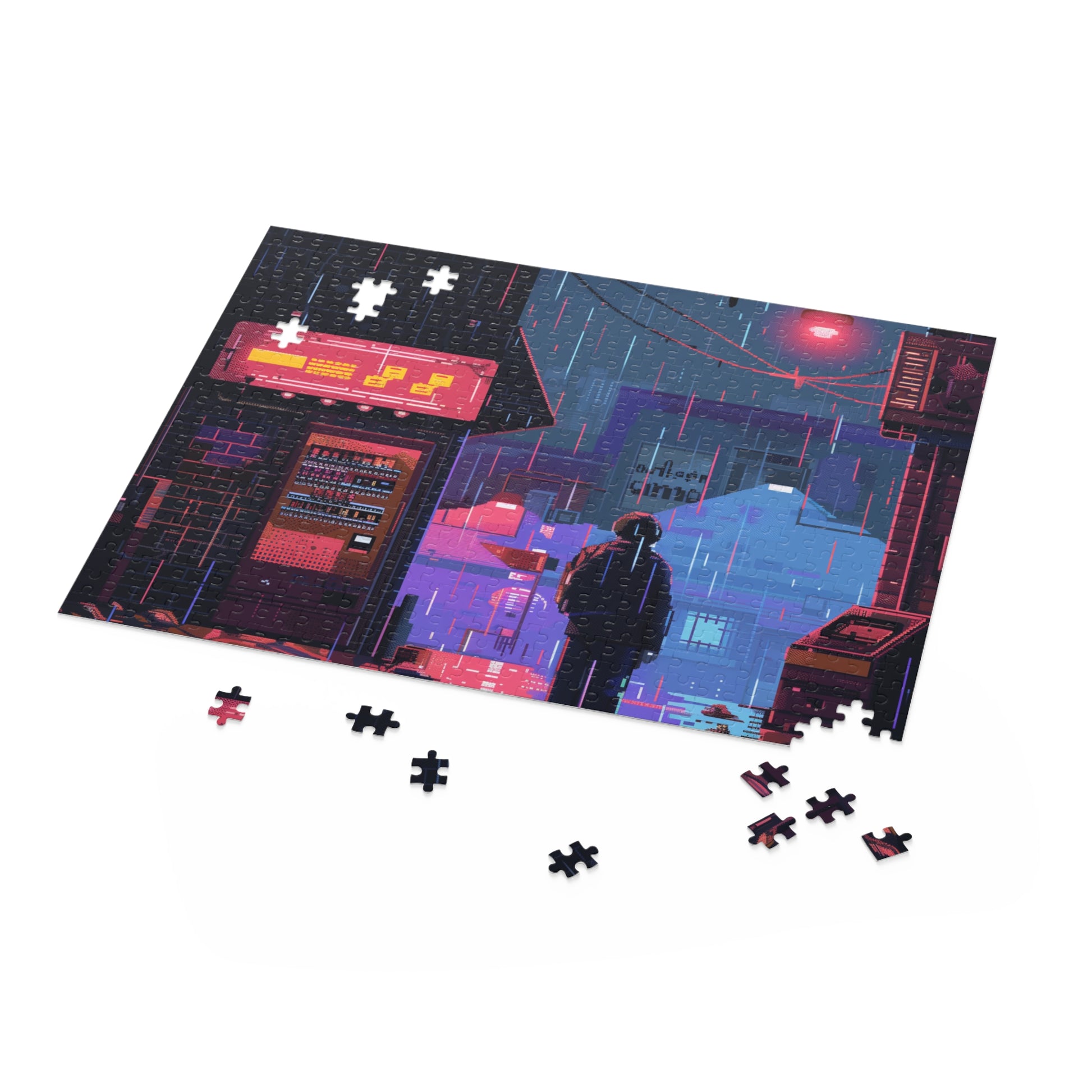 Retro Gaming Pixel Puzzle Challenge - Iconic video game pixels jigsaw for a nostalgic trip back to the 80s.