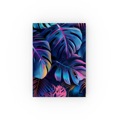 Neon Palm Trees Tropical Glow Journal for Sun-Kissed Adventures, Dreams, and Musings