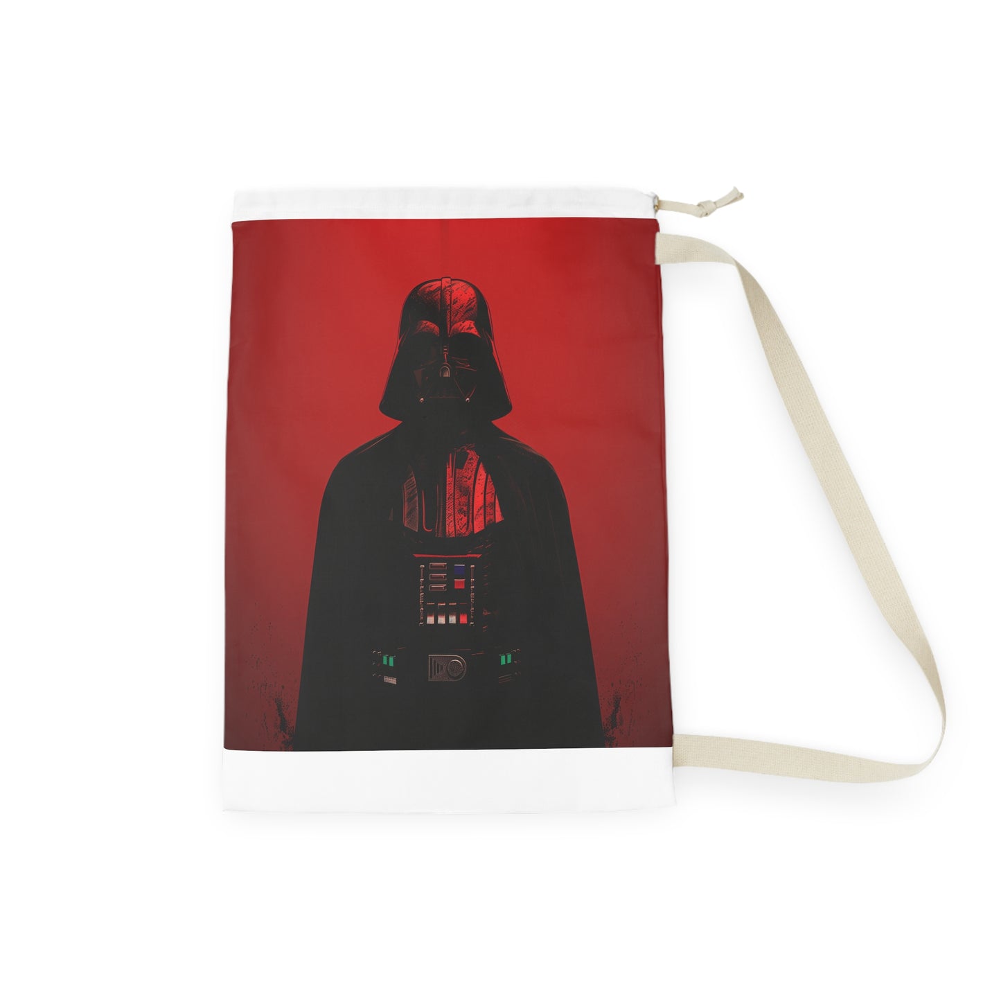 "Darth Vader laundry bag in black, organize in style on laundry day"