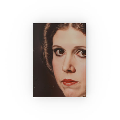 "Leia's Legacy: A Rebel Princess's Journal - Empowering and stylish high-quality journal featuring Princess Leia, perfect for all seasons. Great gift!"