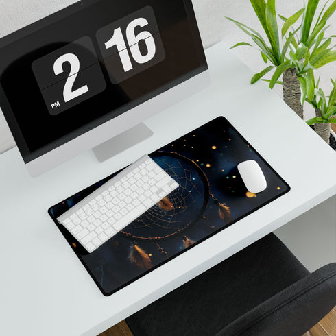 Dreamcatcher with Animated Stardust — XL & XXL Desk Mat — Product Detail View 7