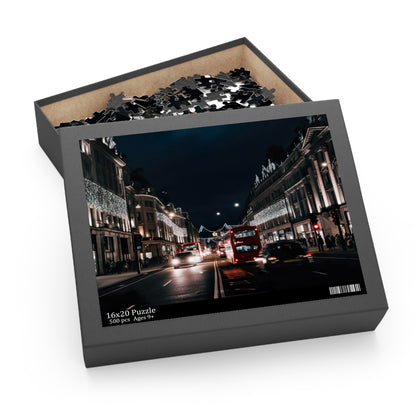 Oxford Street Night Puzzle