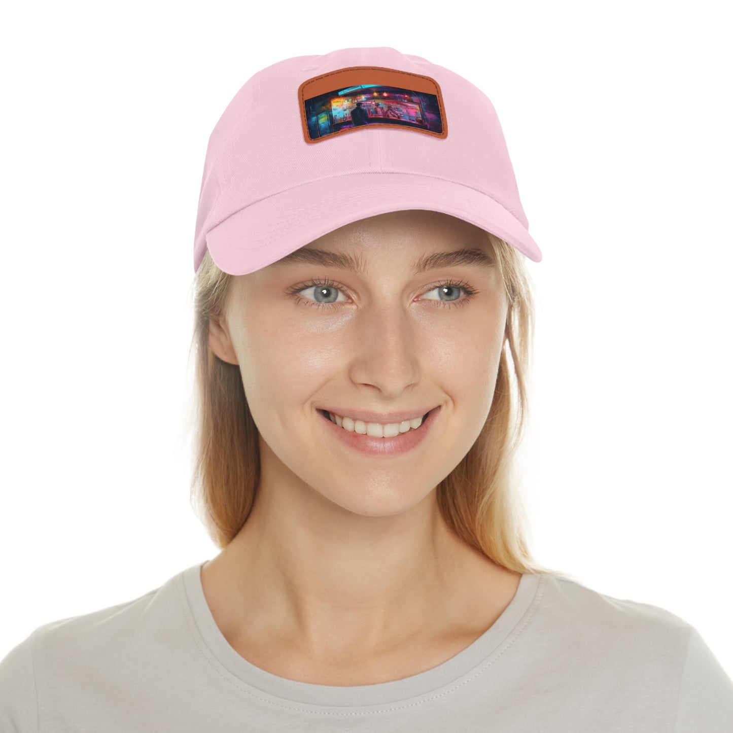 Neon Watercolor Splash Baseball Cap