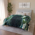Glass Maze Growing through Skyscrapers Plush Fleece Throw Blanket