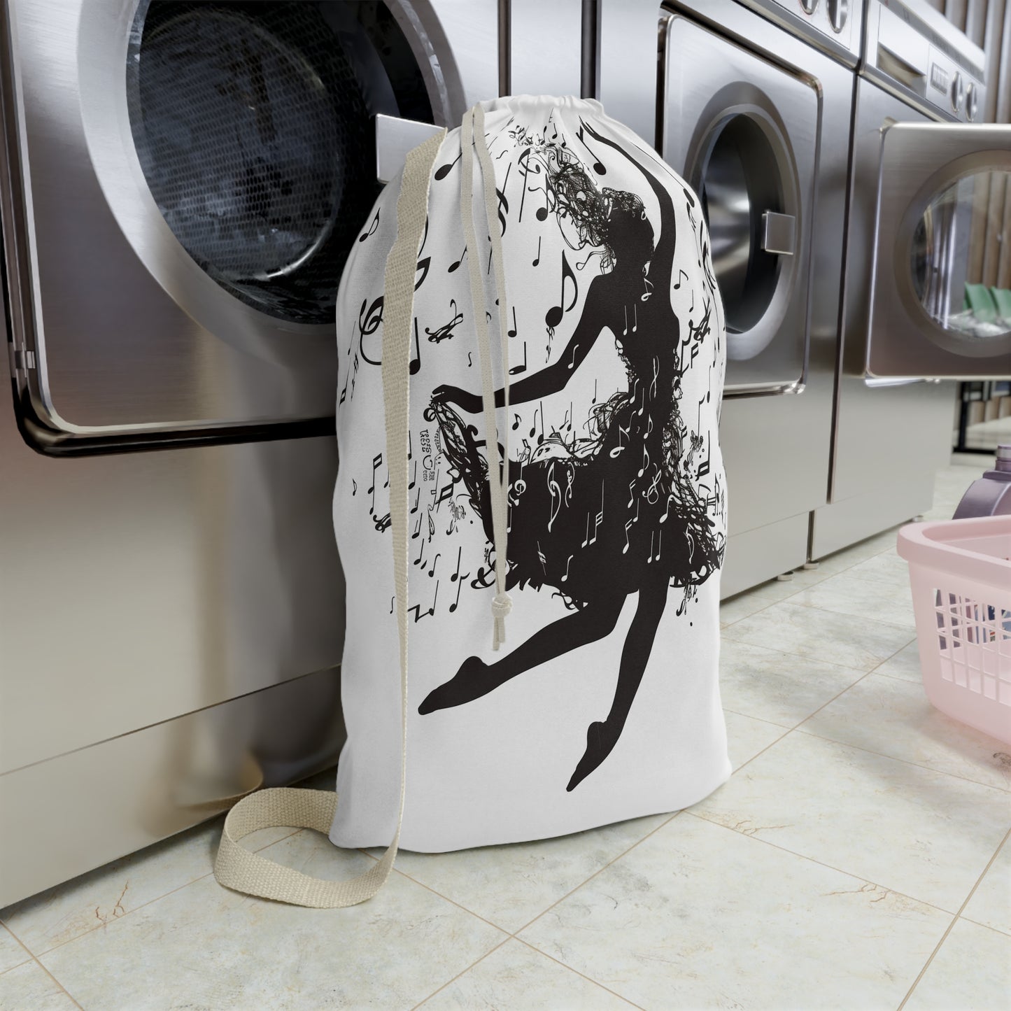 Dancer Silhouette Laundry Bag | Home Decor | Accessories, All Over Print, AOP, Bags, Laundry, Sublimation | Prints with Passion