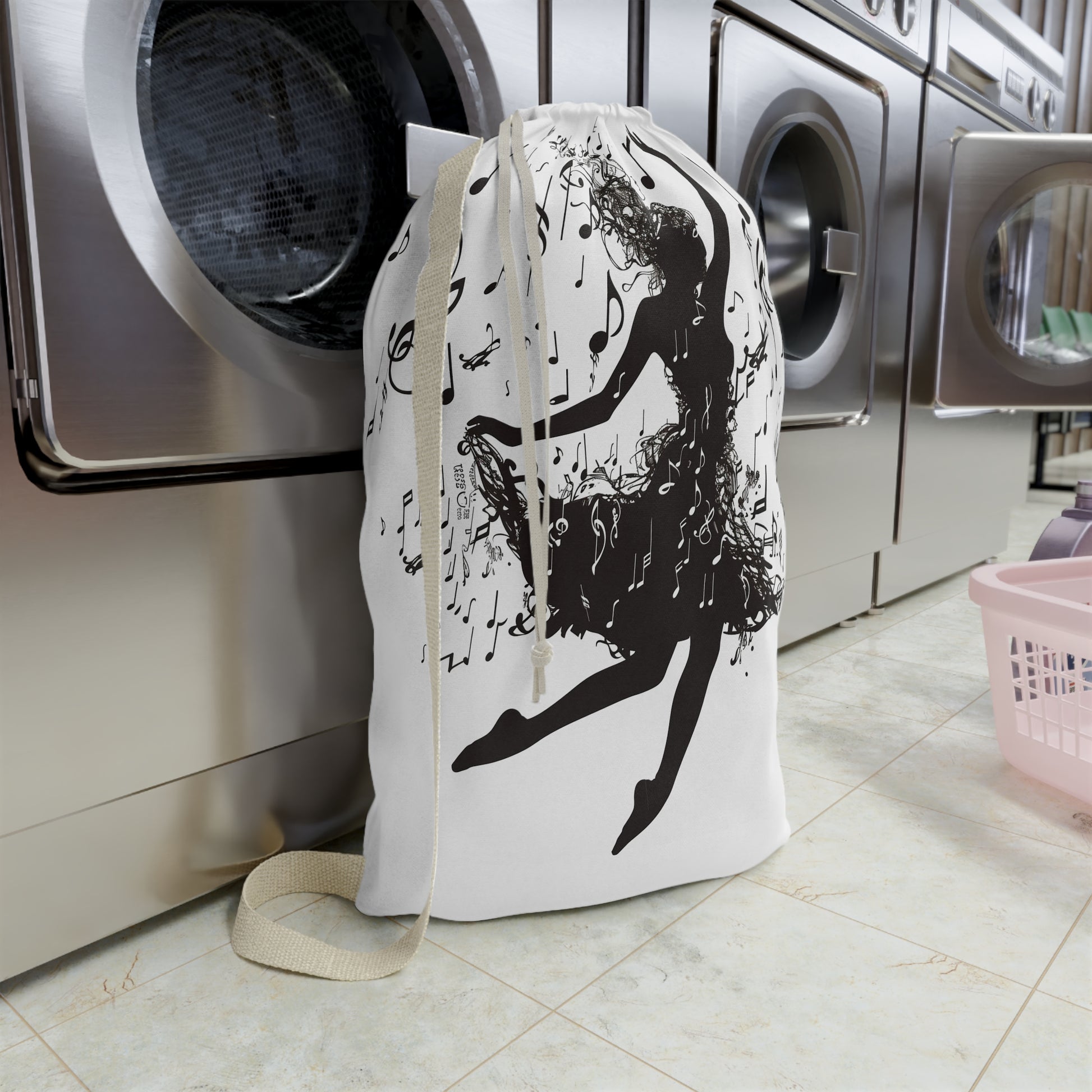 Dancer Silhouette Laundry Bag | Home Decor | Accessories, All Over Print, AOP, Bags, Laundry, Sublimation | Prints with Passion