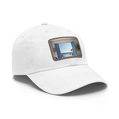 Wooden Blue Window Baseball Cap