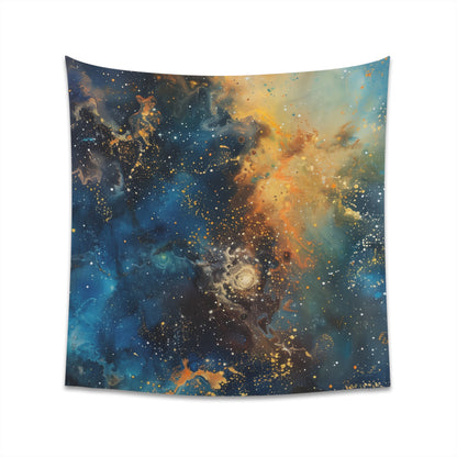 "Galactic Tapestry: A Cosmic Masterpiece - Stunning galaxy tapestry for cosmic wonders in 34" x 40" or 57" x 57" sizes, perfect for all seasons and makes a great gift"