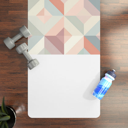 Harmony in Motion: Pastel Geometrics Yoga Mat