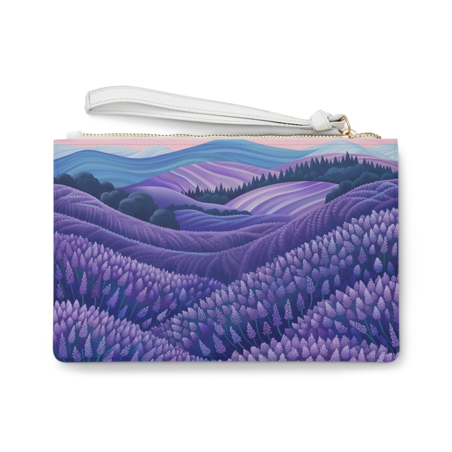 Lavender Fields Clutch Bag