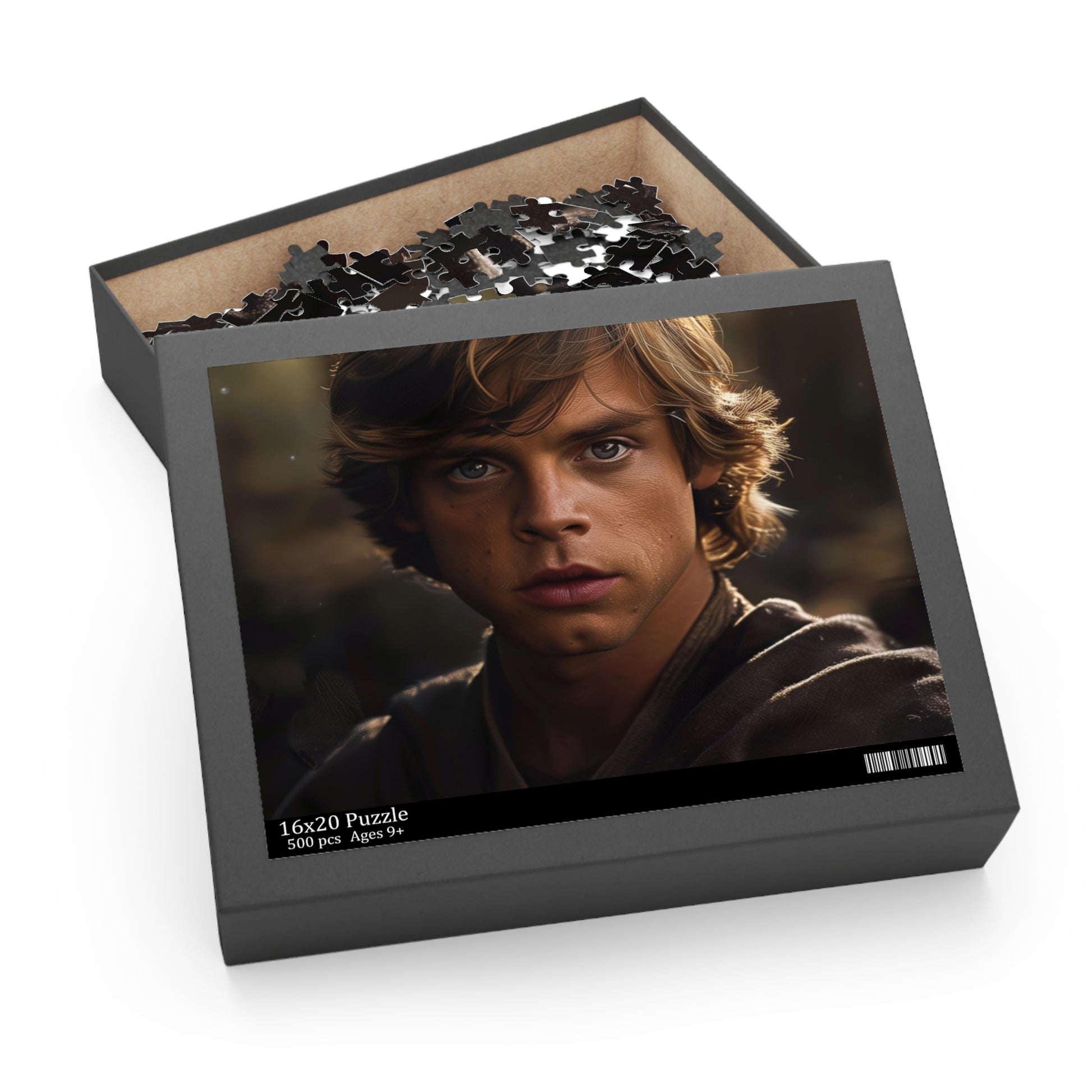 "Star Wars Luke Skywalker Jedi Puzzle - Unleash the Force in this challenging jigsaw!"