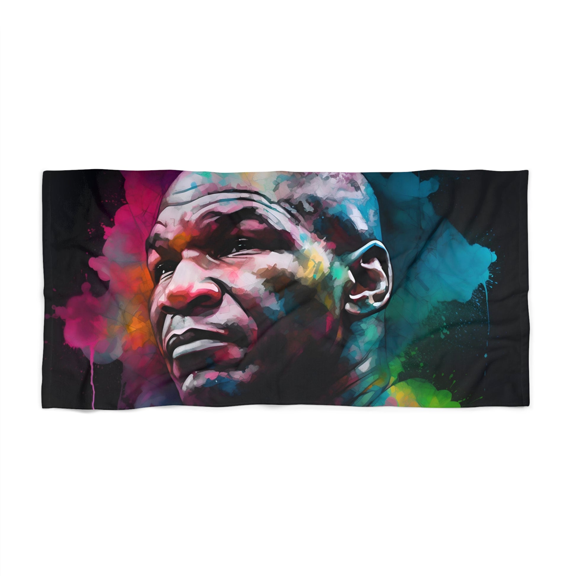 Tyson Neon Watercolor Beach Towel | Home Decor | Bath, Bathroom, Home & Living, Seasonal Picks, Summer Challenge Picks, Towel, Towels | Prints with Passion