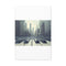 Piano Keys City Skyline Surreal Dreamscape Stretched Canvas Wall Art - View 3 | Prints With Passion