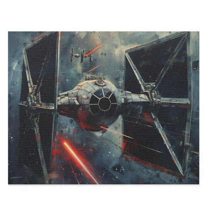 Star Wars Tie Fighter Puzzle - Build the iconic spaceship with this challenging jigsaw - perfect for fans of the franchise