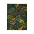 Nordic Woodland Forest Botanical Seamless Plush Fleece Throw Blanket - View 10 | Prints With Passion