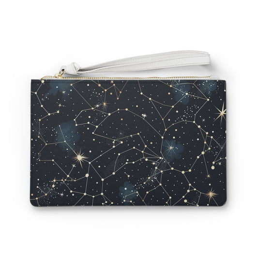 Starry Night Clutch Bag | Clutch Bags | Accessories, All Over Print, AOP, Assembled in the USA, Assembled in USA, Bags, Made in the USA, Made in USA, Vegan | Prints with Passion