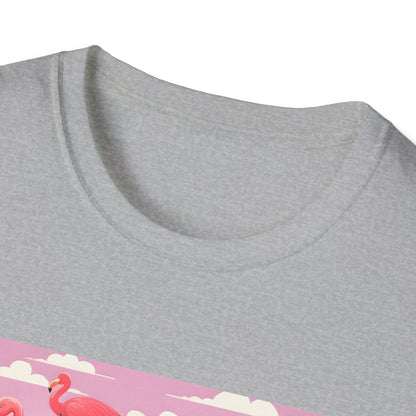 Flamingo Flock Elegance Tee