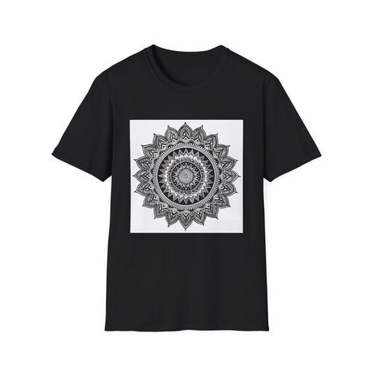 Serene Mandala: Journey to Your Inner Peace T-Shirt | T-Shirt | DTG, Men's Clothing, Regular fit, T-Shirts, Unisex, Women's Clothing | Prints with Passion