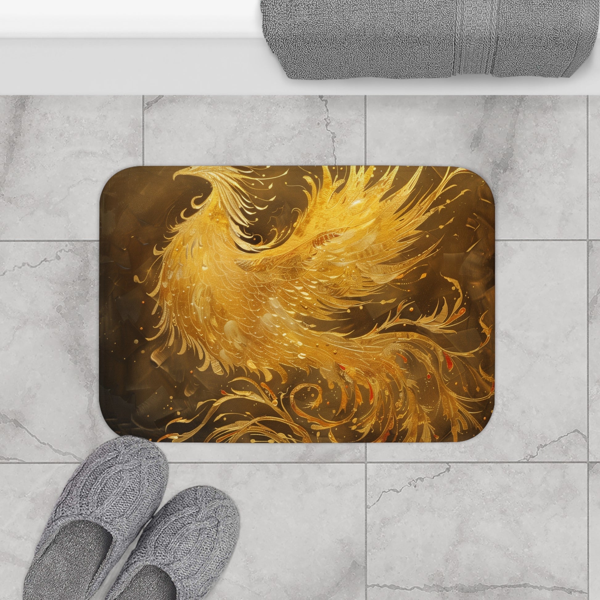 Firebird Bath Mat | Bath Mats | Bath, Bathroom, Home & Living, Indoor, Sublimation | Prints with Passion