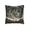 Ghost City Trapped in Glass Orb Double-Sided Square Cushion Cover