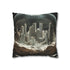 Ghost City Trapped in Glass Orb Double-Sided Square Cushion Cover