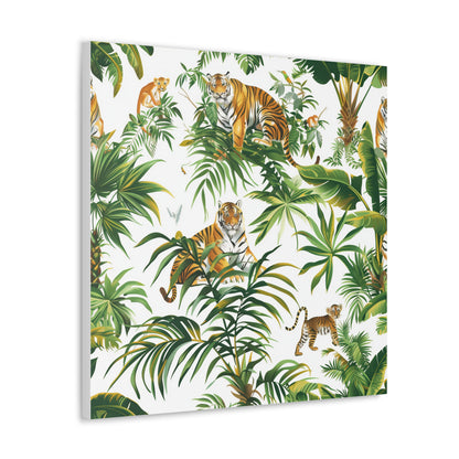 Tiger Jungle Safari Canvas Print