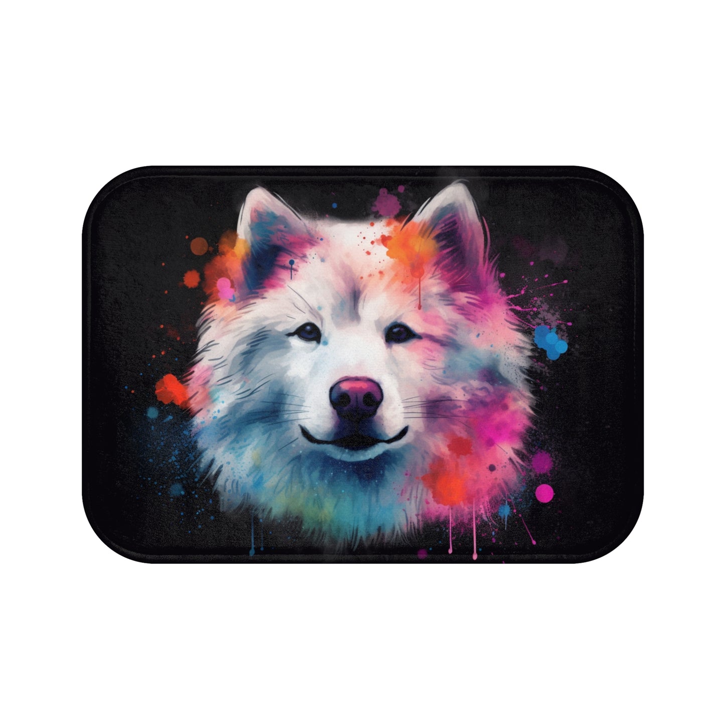 Samoyed Snowball Bath Mat