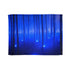 Cyber Forest with Bioluminescent Fog — Plush Fleece Throw Blanket — Full Flat Artwork View