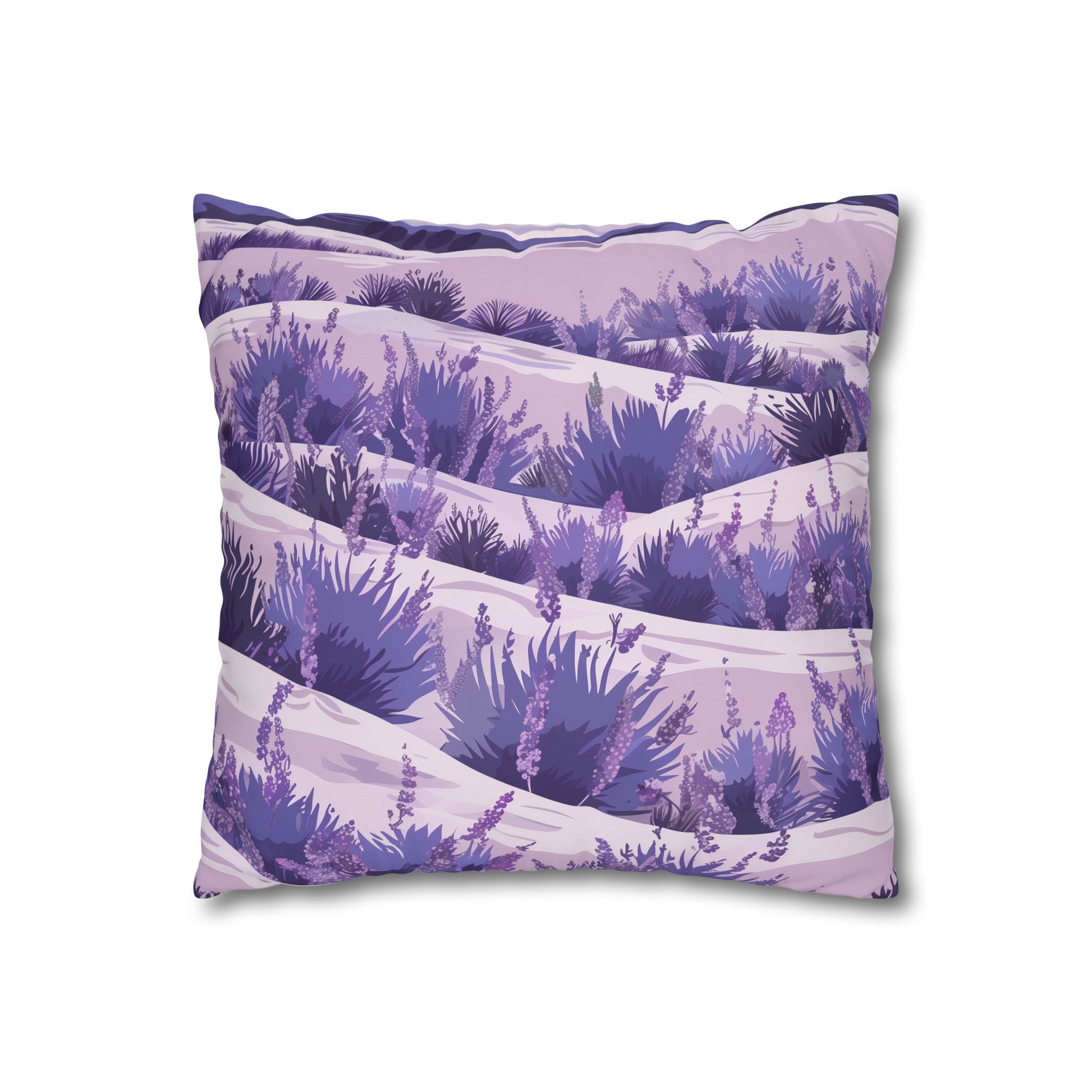 "Transform your bedroom with Lavender Fields pillowcase, featuring delicate flowers for ultimate relaxation and sweet dreams."