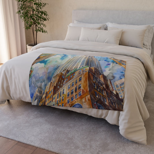 this blanket is not only a beautiful piece of wall art decor but also a cozy and functional addition to any space.