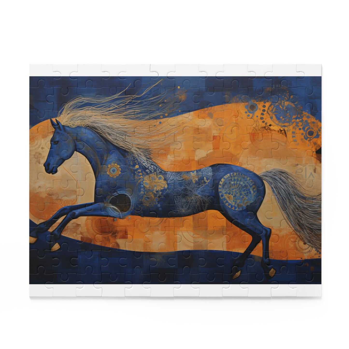 Abstract Horse Texture Puzzle