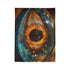 Glass Eye Watching Galactic Core — Plush Fleece Throw Blanket — Product Detail View 10