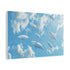 Sky Full of Floating Whales — Canvas Wall Art — Side Profile & Stretched Corner Detail