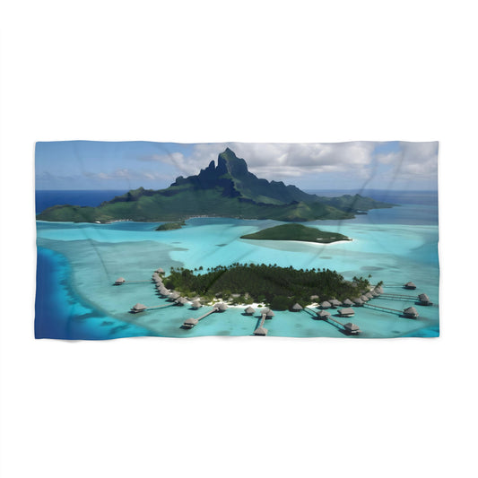 these towels will transport you to paradise. Enhance your relaxation with our Bora Bora beach towels.