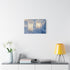 Ice Pillars Rising from Cosmic Sea — Canvas Wall Art — Kiln-Dried Pine Frame & Ready-to-Hang Back View