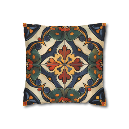 Luxurious Artisan Tiles Pillowcase Collection with Seamless Pattern - High-Quality Fabric for Beautiful Design