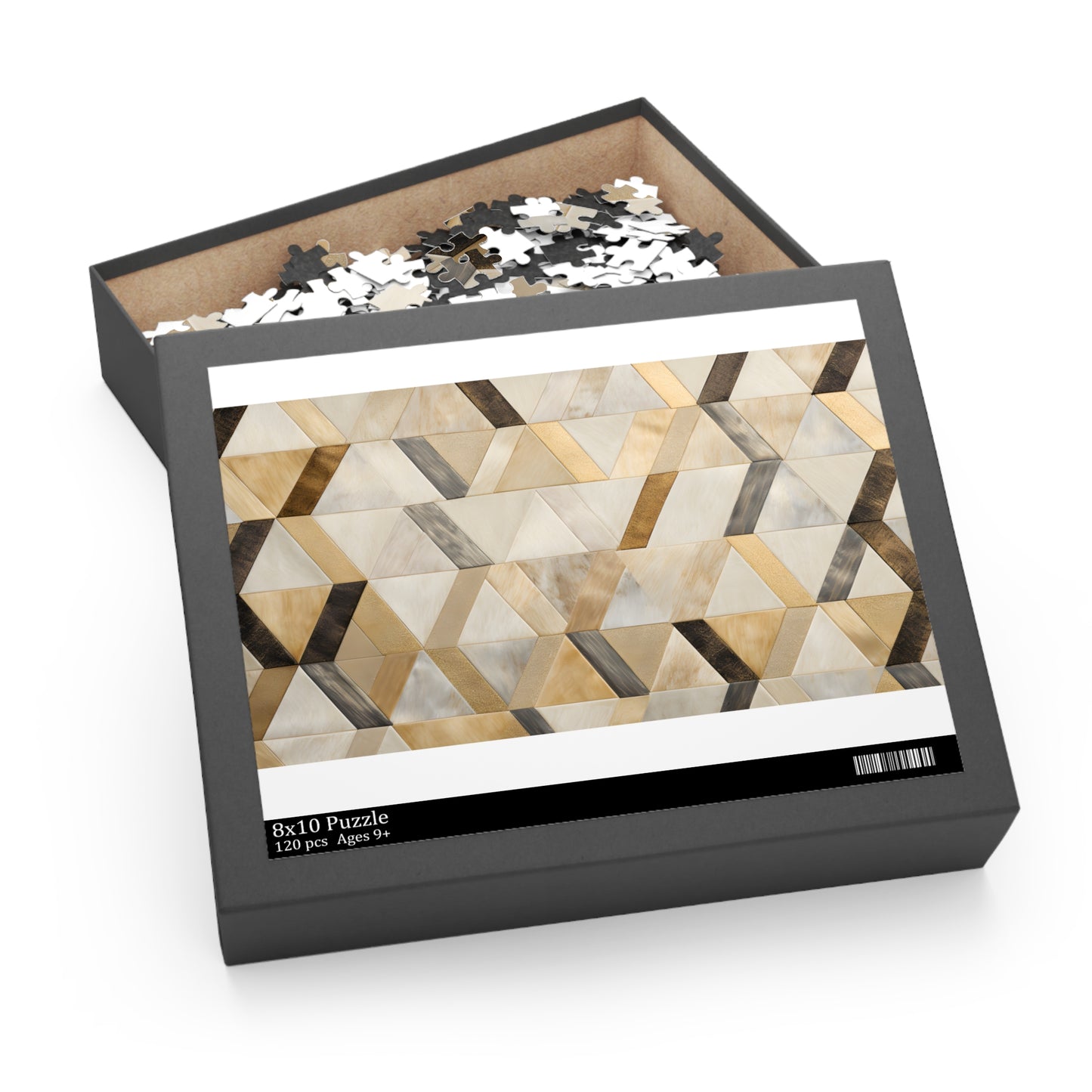 Modern Cream and Gold Puzzle | Puzzle | Back-to-School, Fall Picks, Games, Holiday Picks, Home & Living, Puzzles, TikTok, Valentine's Day, Valentine's Day Picks | Prints with Passion